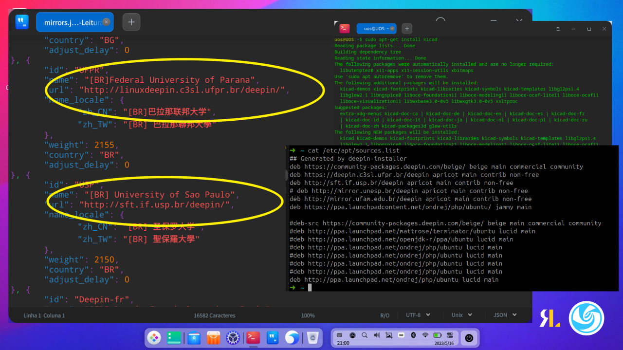 [Deepin 23 Beta] Mirrors of Brazil out of date
